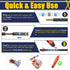 430PCS Solder Seal Wire Connectors with 300W Heat Gun, Waterproof Solder Stick Heat Shrink Butt Wire Connectors
