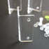 4 x Angled L Brackets, Clear Right Angle Bracket, Polished Clear Transparent Acrylic + 20x M5 Bolts, Corner