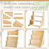 Holder(11.81 14.57 15.75 Inch (3 Barydat Wooden Card Display Stand Stationary Organizer Sticker Stand for Vendor Crafts