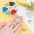 PH PandaHall 600pcs Map Push Pins - 6 Colors 1/8 inch Round Ball Head Thumb Tacks with 304 Stainless Steel Point