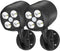 Motion Sensor Outdoor Lights, Battery Motion Sensor Light Outdoor, 6000K LED Spotlight