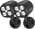 Motion Sensor Outdoor Lights, Battery Motion Sensor Light Outdoor, 6000K LED Spotlight