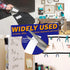 Hook & Loop Strips with Adhesive, 1 x 3 inch 24 Sets, Heavy Duty Sticky Back Fasten Strips for Home Use