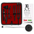ASA TECHMED Premium 7 Piece Tactical Black Diagnostic Kit - Taylor Hammer, Measuring Tape, Tuning Forks, and More