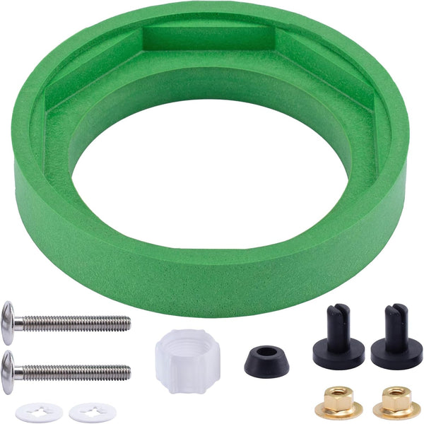 3'' Toilet Tank Gasket & Bolts Parts Kit, Tank to Bowl Gasket Kit Compatible with American Standards Champion 4 Toilet