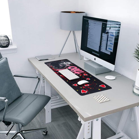 BOHJPIS 31.5 11.8in Large Gaming Mouse Pad x Desk Mat for Office Mousepad Anti-Skid Rubber Base Soft Comfortable