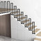 PAUANI U/M-shaped Stair Railing Side Mount, Industrial Wrought Iron Non-Slip Handrail, Elderly Children's