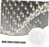 2pcs Outanaya Glass Globe Shade Replacement for Pendant Lighting Elegant Lampshade for Wall Sconces and Vanity Fixtures