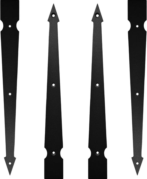 Barn Sliding Door Decorative Corner Bracket 11.9 in Gate Hinge Garage Door