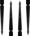 Barn Sliding Door Decorative Corner Bracket 11.9 in Gate Hinge Garage Door