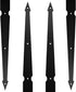 Barn Sliding Door Decorative Corner Bracket 11.9 in Gate Hinge Garage Door