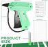 Clothing Tag Machine Kit, Garment Price Tag Attacher Tagging Gun with 5 Steel Needles 2000 White Barbs Fasteners 500 Clothing Labels for Family Store Warehouse Boutique Smal (2506 Pcs)