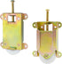 Sliding Mirror Closet Door Rollers Replacement Hardware, 1-1/2" Durable POM Concaved Ball Bearing Wheel - 2 Pack