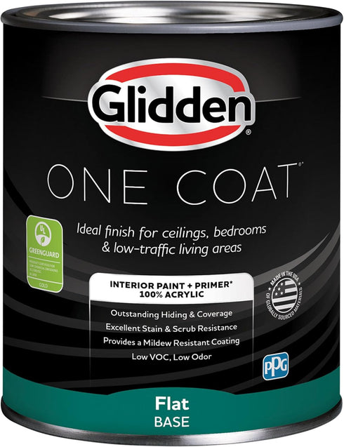 1-Quart Glidden Interior Paint + Primer: Beige/Toasted Almond, One Coat, Semi-Gloss