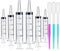 6 Pack 20ml Syringe Without Needle - Large Plastic Syringes for Lip Gloss, Measuring, Dispensing, Multiple Uses