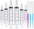 6 Pack 20ml Syringe Without Needle - Large Plastic Syringes for Lip Gloss, Measuring, Dispensing, Multiple Uses