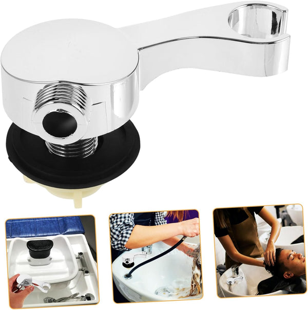 Lurrose Shower Head Bracket for Hair Washing Bed Plastic Shampoo Sprayer Holder