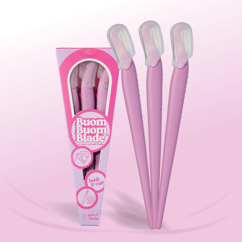 BUOM BUOM BLADE | A new curved blade to hook and cut hair, textiles and