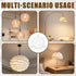 Asofelk 10PCS E27 M11 Lamp Shade Adapter Ring, Lampshade Reducer Light Rings, White Plastic Lampshades Reducing Rings