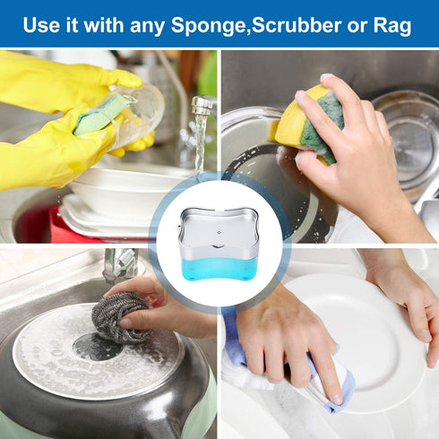 2026 Countertop 13 New Version Soap Dispenser with Added Features - Premium Quality Dish Soap Dispenser - Kitchen Soap