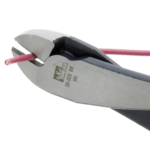 IDEAL Electrical 35-028 Diagonal-Cutting Plier, 8 in., Pliers with Knife-to-Knife Blades, Dipped Grip Handles