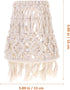 Woven Macrame Table Lampshade - Bohemian Decor for Home Lighting