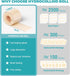 2in 16ft, Hydrocolloid Roll for Wound Care - x Cut-to-Size, Extra Large Hydrocolloid Patch Bandages with Self-Adhesive
