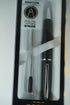 Cross Calais Signature Ballpoint Pen - Satin Black Barrel with Polished Mid Band and Bonus Black Refill