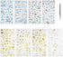 OLYCRAFT 8 Sheets 3D Star & Moon Stickers - Colorful Planet, Star & Cat Decals for Scrapbook, Journal