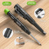 CP3000 6 Nicpro Carpenter Pencil with Sharpener, Construction Pencils with Refills in a Lead Dispenser, Deep Hole Long