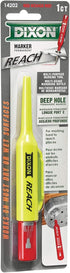 DIXON Industrial REACH- Deep Hole Permanent Marker, Red, 1-Count (14202)