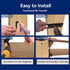 Set 11 Boards(48" (1) Deck Sunblind System Brackets, Louver Hardware Kit for Blinds and Shutters, Each Holds up