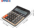 OFFIDIX Desktop Calculator 12 Digit with Large LCD Display, Desk Calculator Solar Battery Dual Power Electronic Calculator, Business Calculator with Tax Functions,Perfect for Office, Home, School