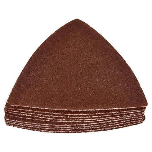 60 Grit Triangular Multitool Sandpaper, 80mm Wood Sanding Paper, Pack of 20