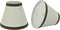 Aspen Creative 32043-2A, Hardback Empire Clip-On Chandelier Lamp Shade, Off-White, 3" Top x 6"