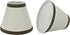 Aspen Creative 32043-2A, Hardback Empire Clip-On Chandelier Lamp Shade, Off-White, 3" Top x 6"