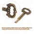 2 Pack Lamp Turn Knob Replacement Switch Knobs with Extensions, On/Off Lamp Socket Key Switch for Bronze Lamps