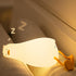 BemeedLigt Lying Flat Duck Night Light, Cute Silicone Duck Lamp, LED Nursery Nightlight,