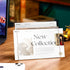Vicenpal Clear Acrylic Postcard Holder - Business Card Stand Rack for Desk, Home Office, 2 Pcs