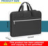 PU Leather Accordion File Organizer - 26 Pockets, Expanding File Folder with Handle, Black