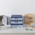 Soul & Lane Blue Spots Decorative Storage Boxes with Lids, Set of 3 Memory Boxes for Organizing Keepsakes