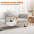 Ninsula 10PCS 3 1/2" Furniture Sliders, Furniture Sliders for Hardwood Floors, Reusable for Carpet, Heavy Duty