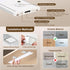 4 Pack, Closet 3 Counter Under Cabinet Lighting Wireless Motion Sensor LED Light with Remote, USB-C Rechargeable, Color