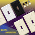 ENERLITES Triple Toggle Light Switch Wall Plate, Gloss Finish, Standard Size 3-Gang, Unbreakable Polycarbonate