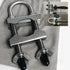 Portable Door Security Locks, Adjustable Heavy Duty Outward Opening Travel Stainless Steel Safety Device for Hotel
