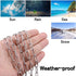 Lsquirrel 13 ft Stainless Steel Chain - Heavy Duty Rolo Cable for Home, Swing, Pet, Camping (3/16 inch)