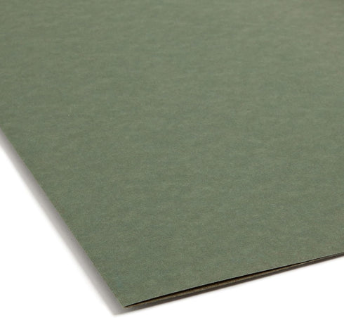 Smead Box Bottom Hanging File Folder, 2" Expansion, Letter Size, Standard Green, 25 per Box