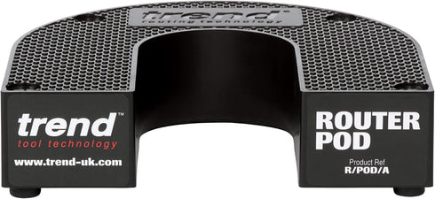 Trend U-Shaped Router Pod Stand for Workbench Safety and Storage, R/POD/A