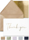 Twistionery Thank You Cards & Envelopes Set of 100 - Wedding, Baby Shower