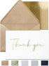 Twistionery Thank You Cards & Envelopes Set of 100 - Wedding, Baby Shower